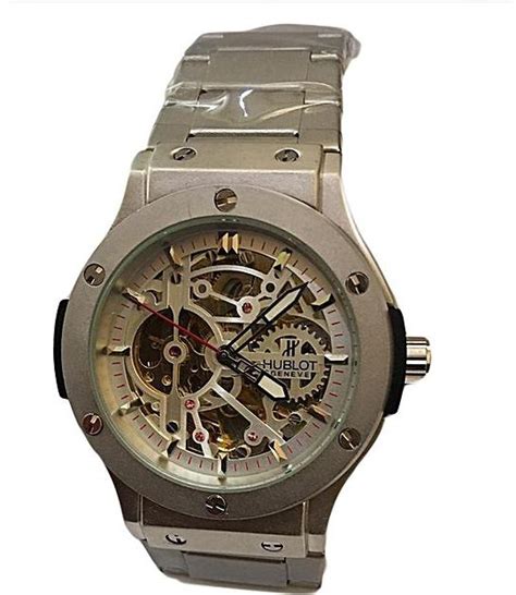 بررسی ساعت hublot geneve automatic men's watch silver